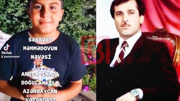 Səxavət Məmmədovun Argentinada doğulan nəvəsinin GÖRÜNTÜLƏRİ 