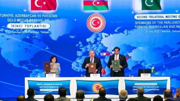 “İstanbul Bəyannaməsi” imzalandı - AZƏRBAYCAN-TÜRKİYƏ-PAKİSTAN - FOTO