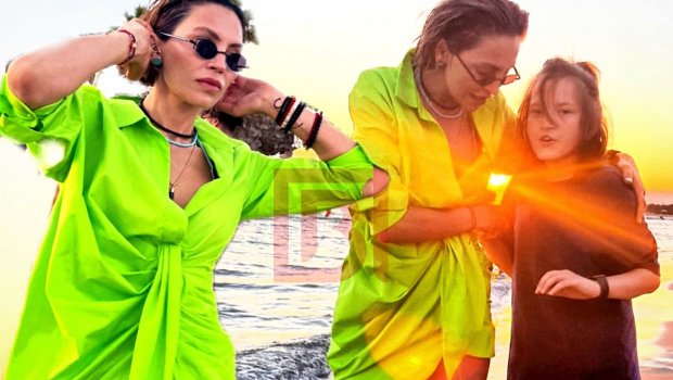 Günayın oğlu ilə Çeşmedəki TƏTİL KEFİ - FOTO