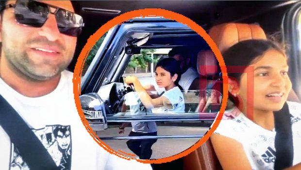 Kamillə Gülayın 10 yaşlı qızı “Gelandewagen” sürdü: “Xam deyil” - VİDEO