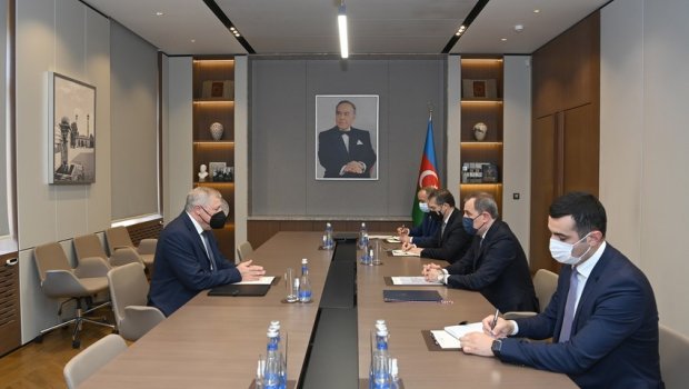 Ceyhun Bayramov Slovakiyanın yeni səfiri ilə görüşdü - FOTO