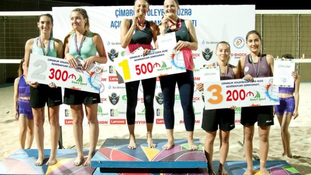 Çimərlik voleybolu üzrə ölkə çempionatı başa çatdı - FOTO