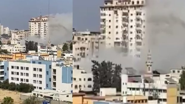 İsrail ordusu Qəzzadakı hədəfləri VURUR - VİDEO