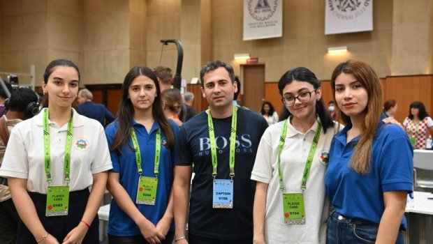 Azərbaycanın qadın millisi Şahmat Olimpiadasında medalsız qaldı