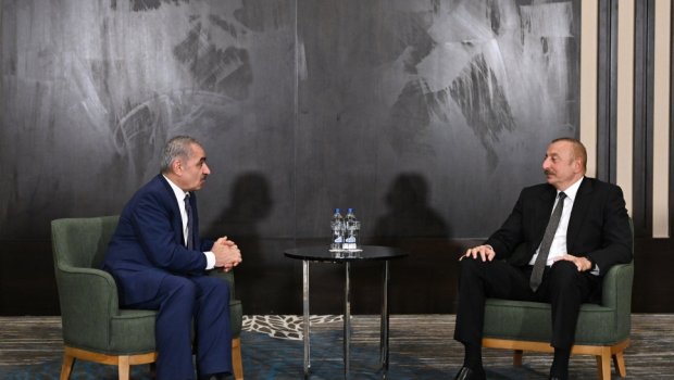 Prezident İlham Əliyev Konyada Fələstinin Baş nazirini qəbul etdi - YENİLƏNİB/FOTO 