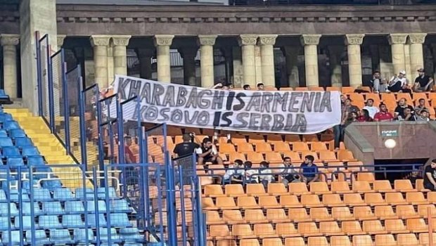 Ermənilərdən növbəti TƏXRİBAT: “Qarabağ Ermənistandır, Kosovo Serbiyadır”