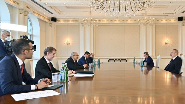 Prezident Əlcəzairin xarici işlər və xaricdəki milli icma nazirini qəbul edib - VİDEO