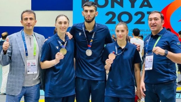 Taekvondoçularımız V İslamiadanı beş medalla başa vurublar