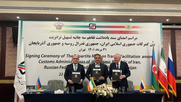 Azərbaycan-İran-Rusiya arasında memorandum imzalandı – FOTO