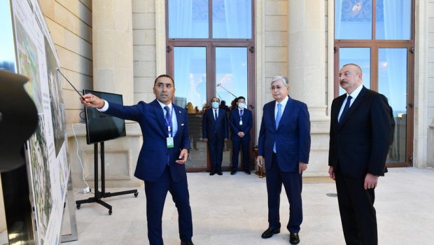 Qazaxıstandan Qarabağda Azərbaycana qardaş hədiyyəsi - VİDEO