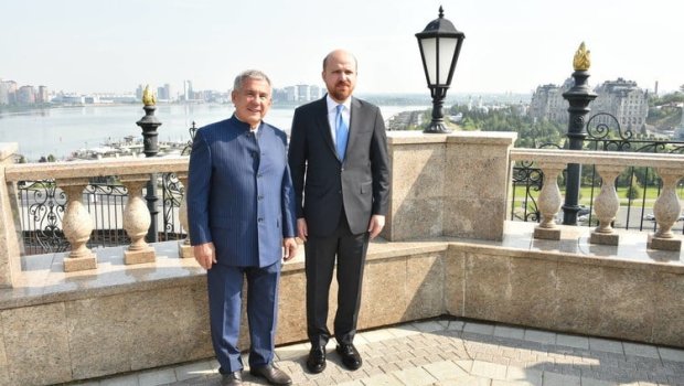 Tatarıstan prezidenti Ərdoğanın oğluna təşəkkür etdi - FOTO