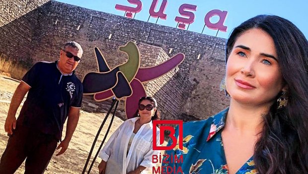 DSX-nin kapitanı Elnarə əri ilə ŞUŞADA - FOTO