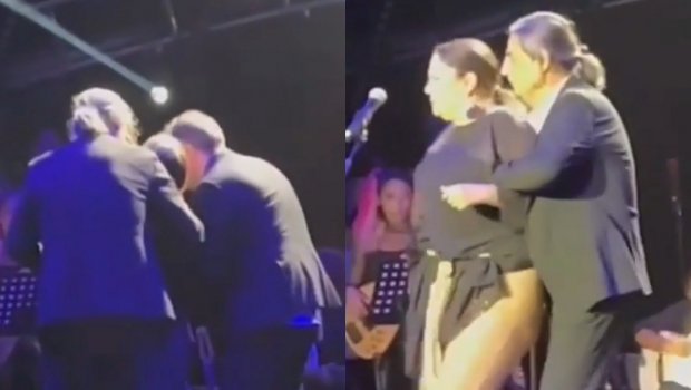 Məşhur müğənni konsertdə HUŞUNU İTİRDİ – VİDEO 