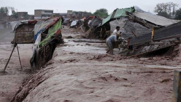 Daşqın Pakistan iqtisadiyyatına 12 milyard dollardan çox ziyan vurub