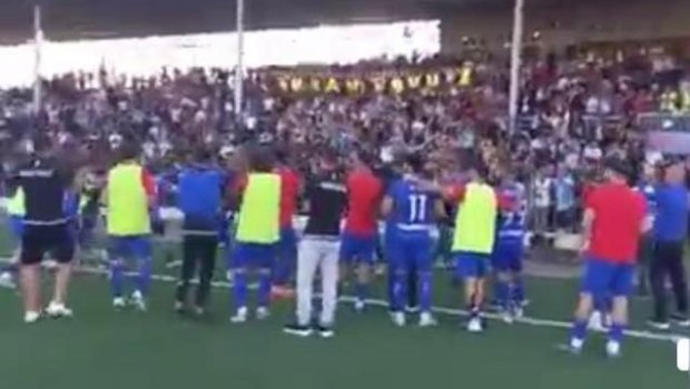 Tovuz stadionunda möhtəşəm qələbə sevinci - VİDEO