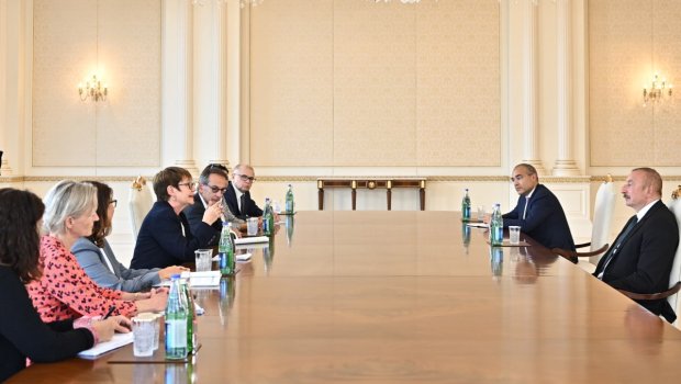 İlham Əliyev AYİB prezidentini qəbul etdi