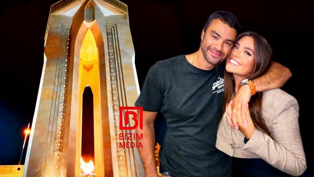 Van Dammın oğlu şəhidlərimizi ANDI - FOTO