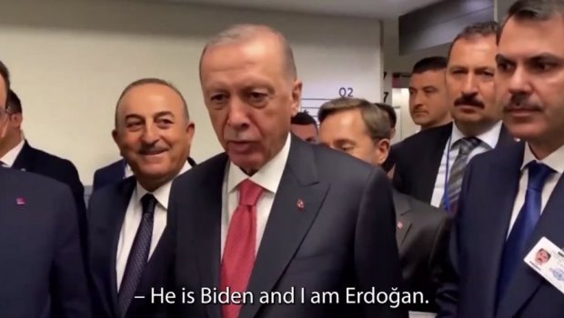 “Baydenlə görüşmək istərdinizmi?\' sualına Ərdoğanın cavabı: “Niyə? O Bayden, mən Ərdoğan” - VİDEO
