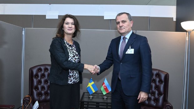 Ceyhun Bayramov İsveç Krallığının xarici işlər naziri ilə görüşüb - YENİLƏNİB