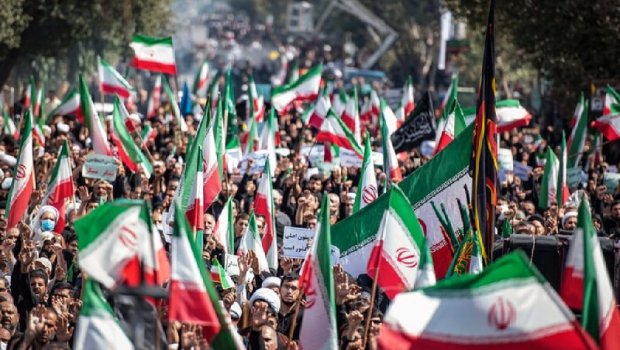 İranda dövlətə dəstək aksiyaları keçirildi