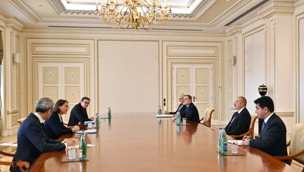 Dövlət başçısı Fransa Prezidenti Kabinetinin müşavirini qəbul edib - VİDEO