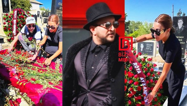 Röya Rəhim Rəhimlinin məzarını ZİYARƏT ETDİ - FOTO
