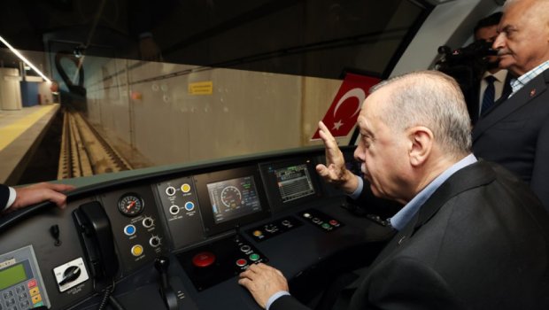 İstanbulda yeni metro xətti istifadəyə verildi - Açılışda Ərdoğan iştirak edib - VİDEO