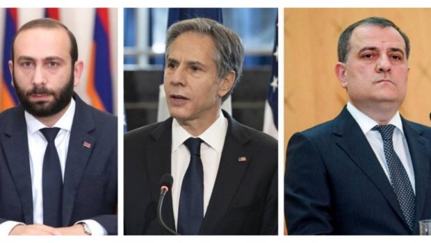 Azərbaycan və Ermənistan XİN rəhbərləri ilə Blinken arasında telefon danışığı olub