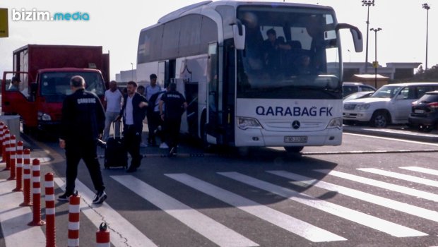 “Qarabağ” hava limanından Yunanıstana belə yola salındı - VİDEO