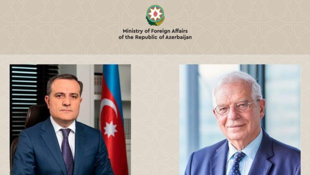 Ceyhun Bayramovla Aİ-nın ali nümayəndəsi dördtərəfli görüşü MÜZAKİRƏ EDİB