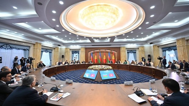 Bişkekdə Azərbaycanla Qırğızıstan arasında Birinci Dövlətlərarası Şuranın geniş tərkibdə iclası oldu - FOTO/VİDEO