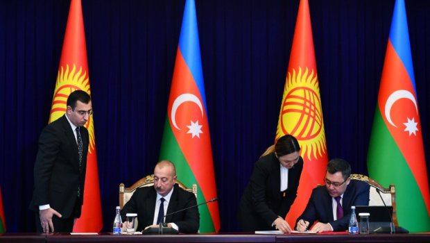Azərbaycan-Qırğızıstan sənədləri imzalanıb - FOTO/VİDEO