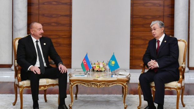 “Azərbaycanla müxtəlif sahələrdə əməkdaşlığı inkişaf etdirmək əzmindəyik” - Tokayev - FOTO
