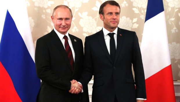 Vladimir Putindən Emmanuel Makrona CAVAB - VİDEO