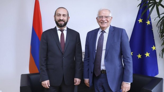 Cozef Borel və Ararat Mirzoyan Aİ-nin Mülki Missiyasının işini müzakirə edib