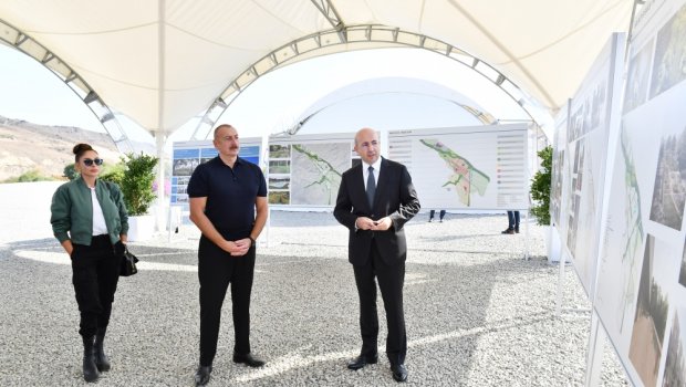 Prezident və birinci xanım Cəbrayıl və Qubadlıya səfər ediblər - FOTO