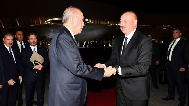 Ərdoğanın Qarabağa rəsmi səfəri başa çatıb - FOTO