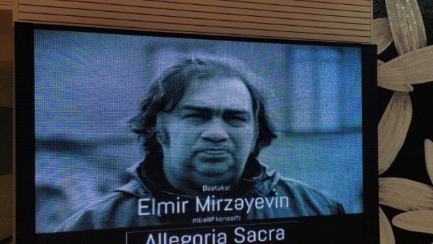 Müasir Azərbaycan bəstəkarı Elmir Mirzəyevin müəllif konserti keçirilib