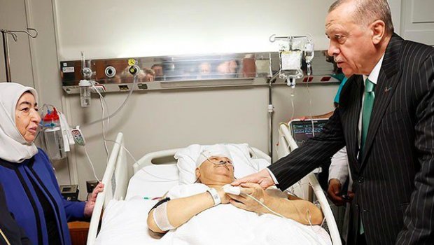 Ərdoğan Qarabağda qəzaya düşən Binəli Yıldırımı ZİYARƏT ETDİ - FOTO 