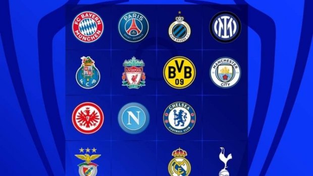 Çempionlar Liqasında 1/8 finala yüksələn 14 komanda – SİYAHI