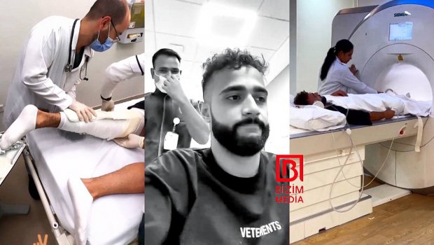 Hüseyn Həsənov Dubayda qəzaya düşdü - Ayağı sındı - FOTO/VİDEO