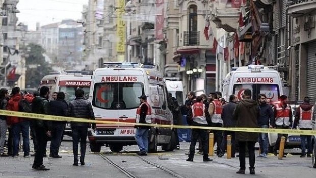 İstanbulda terroristin hadisə yerinə bomba qoyduğu GÖRÜNTÜLƏRİ YAYILDI 