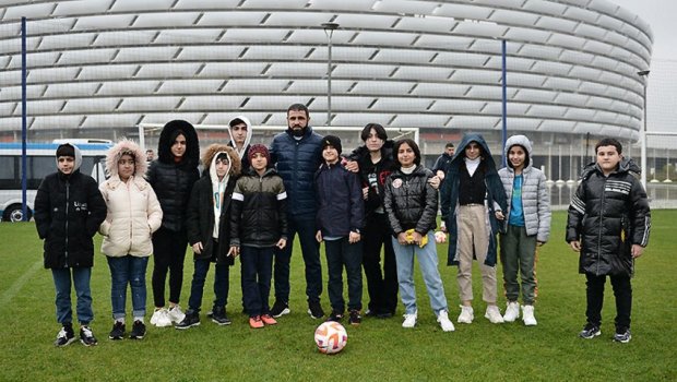 Ümumdünya Uşaq Hüquqları Gününə həsr edilmiş futbol tədbiri keçirilib - FOTO 