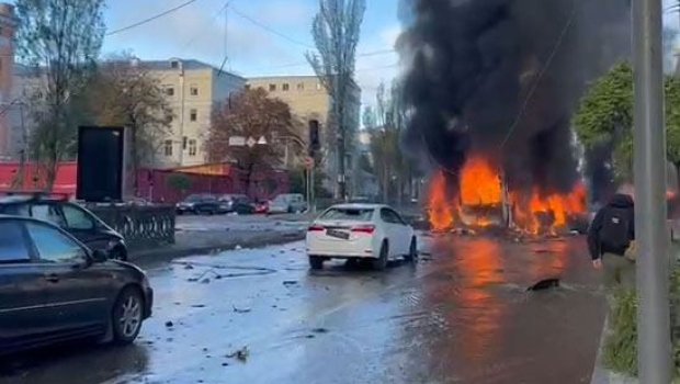 Rusiya bu gün Dnepr şəhərini belə bombaladı – ANBAAN VİDEO