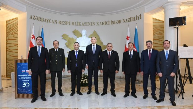 Azərbaycan-Gürcüstan diplomatik münasibətlərinin 30 illiyi qeyd edildi - FOTO