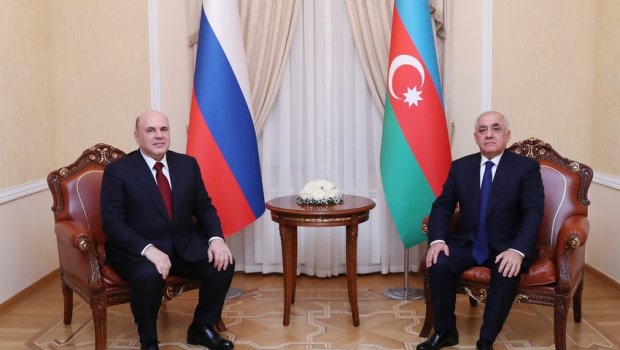Bakıda Azərbaycan və Rusiya baş nazirləri görüşdü – Zəngəzur dəhlizi müzakirə edildi- FOTO 