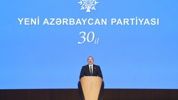 İlham Əliyev YAP-ın 30 illik tədbirində çıxış edib - FOTO/VİDEO