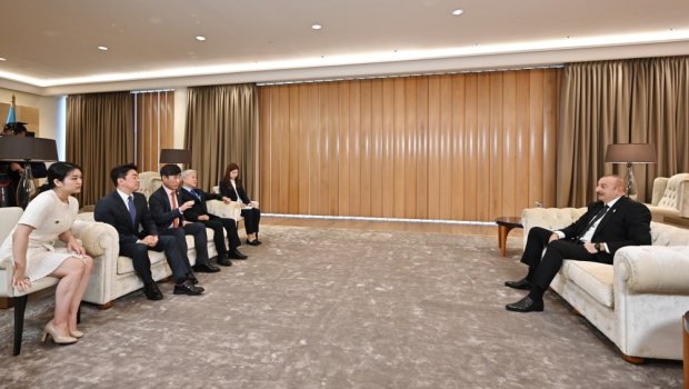 İlham Əliyev Asiya Siyasi Partiyalar Beynəlxalq Konfransının Baş katibini qəbul edib - VİDEO