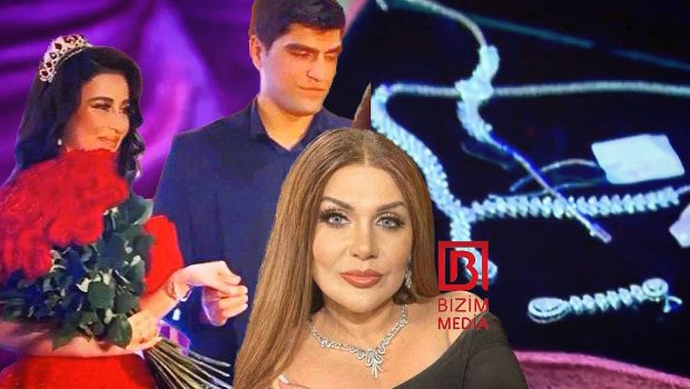 Xatun gəlinin cehizlərini və ona verdiyi dəbdəbəli “brilliant dəst”ini NÜMAYİŞ ETDİ - VİDEO
