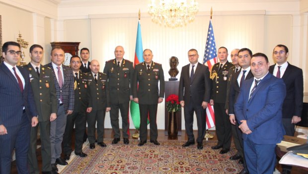 Kərim Vəliyev ABŞ-dakı səfirliyimizdə olub - FOTO